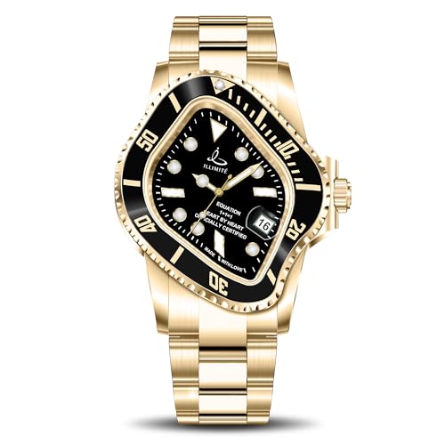 ILLIMITE Schmelzende Automatikuhren für Herren, japanisches Miyota 8215, selbstaufziehendes mechanisches Uhrwerk, Damenuhr, wasserdicht, Edelstahl, Kunst, surrealistische Armbanduhren, Pea001 ILLIMITE Schmelzende Automatikuhren für Herren, japanisches Miyota 8215, selbstaufziehendes mechanisches Uhrwerk, Damenuhr, wasserdicht, Edelstahl, Kunst, surrealistische Armbanduhren, Pea001 von ILLIMITE