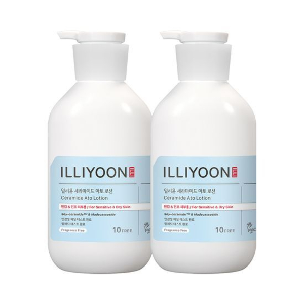 ILLIYOON - Ceramide Ato Lotion Double Set - 600ml + 600ml von ILLIYOON