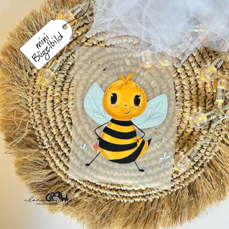 Bügelbild Biene Hummel Mädchen Geburtstag Bügelbild Biene Hummel Mädchen Geburtstag von ILOVEGROWIde