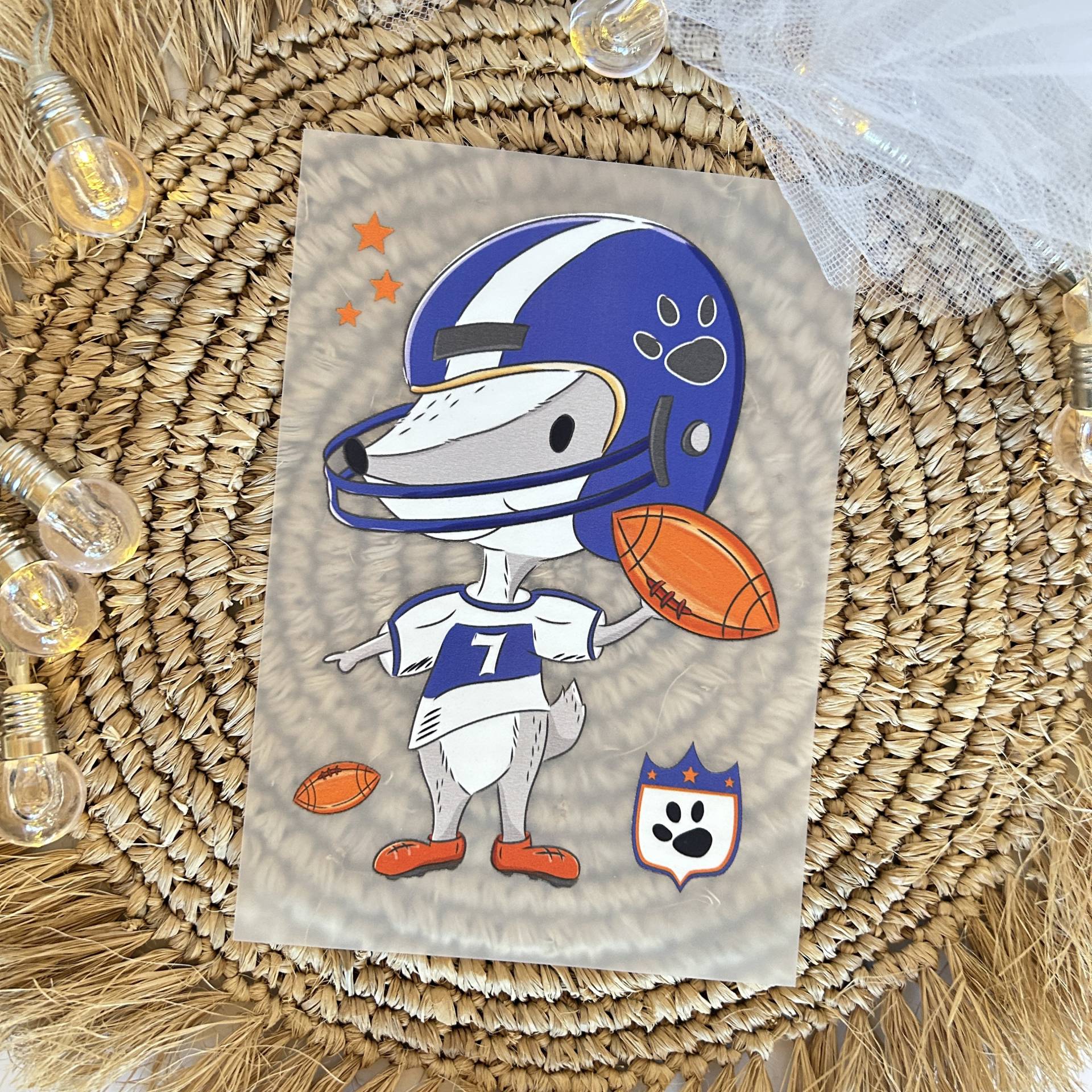 Bügelbild Bowl Dachs Waldtier von ILOVEGROWIde