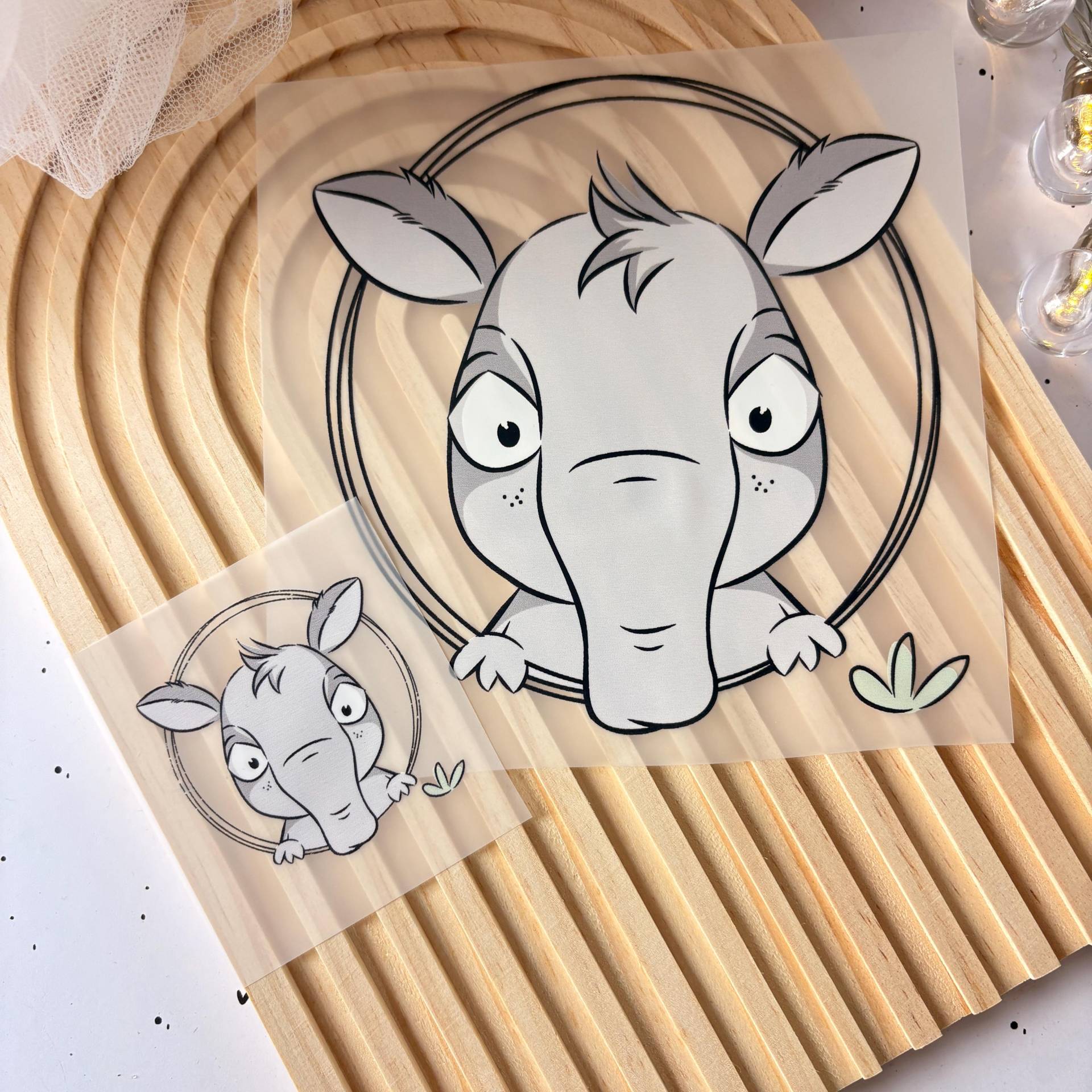 Bügelbild Tapir A5 - Dtf Transfer Bügelpatch Zum Aufbügeln Applikation Patch Ilovegrowi von ILOVEGROWIde