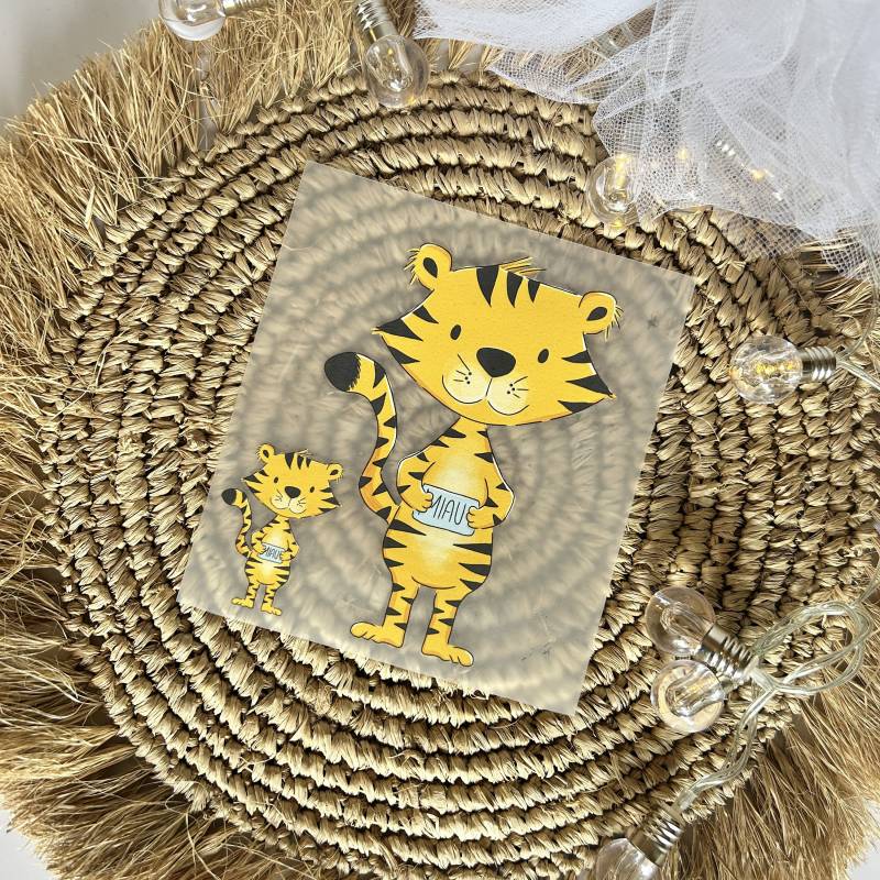 Bügelbild Tiger Katze von ILOVEGROWIde