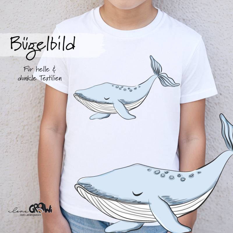 Bügelbild Wal von ILOVEGROWIde