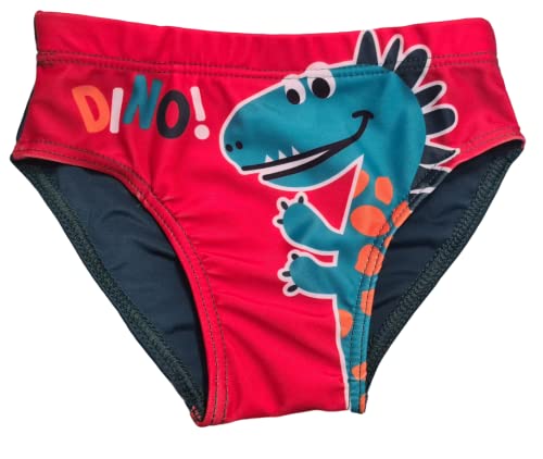 Badeanzug für Kinder und Jungen, Boxershorts für Meer und Schwimmbad (2-3 Jahre, Dinosaurier T-Rex) von ILS I LOVE SHOPPING