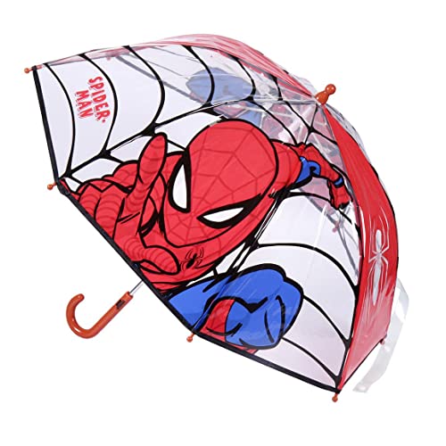 Spiderman Regenschirm für Kinder, mehrfarbig, Unisex, glockenförmig von ILS I LOVE SHOPPING