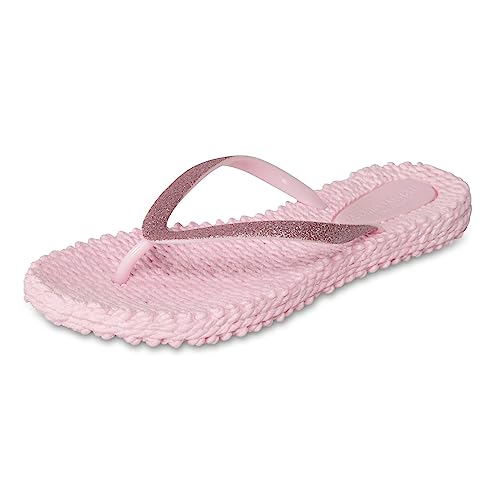 Ilse Jacobsen HORNBÆK | Cheerful01 | Damen Flip Flops mit Glitter | Dänische Design | Sommer Strand Zehentrenner | BALLERINA | 40 EU von Ilse Jacobsen