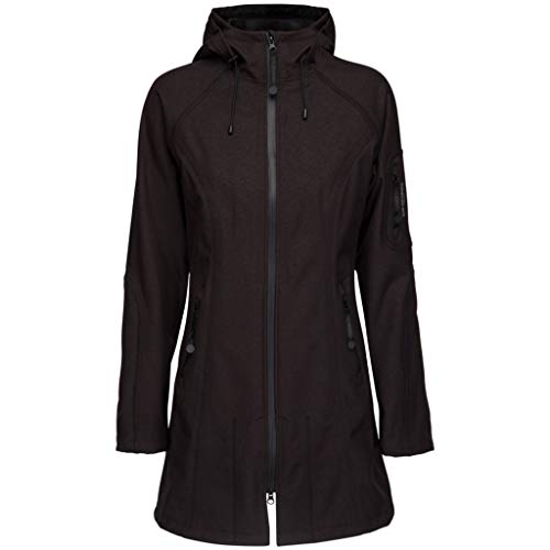 Ilse Jacobsen HORNBÆK | RAIN37 | Langer Outdoor Regen Parka | Wasserdicht, Winddicht, Atmungsaktiv | Black | 42 von Ilse Jacobsen