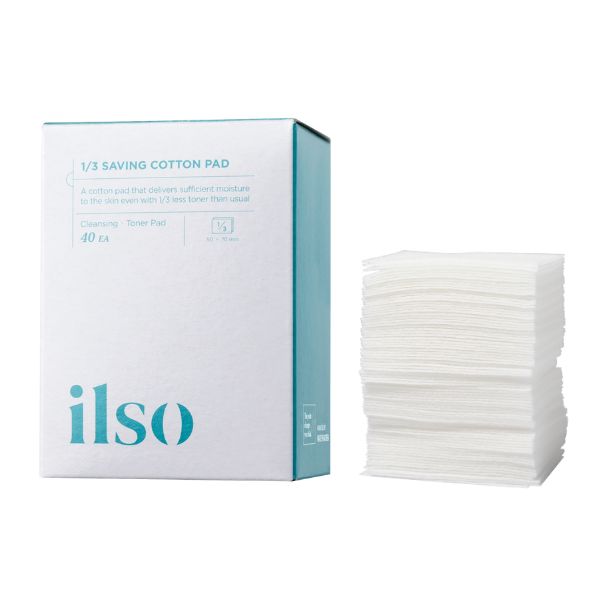 ILSO - 1/3 Saving Cotton Pad - 40ea von ILSO