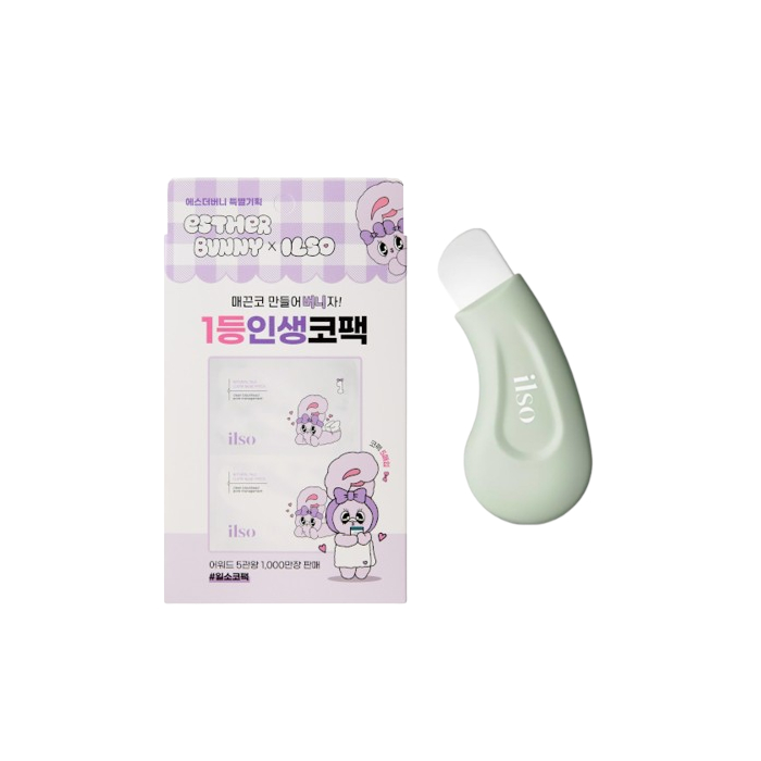 ILSO - Natural Mild Clear Nose Patch Esther Bunny Collection - 5ea + Deep Clean Master - 1pc Set von ILSO