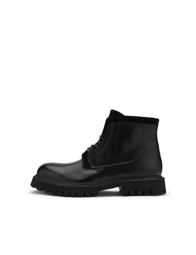 ILVI Mayya Schwarze Leder Herrenstiefel (schwarz, EU Schuhgrößensystem, Erwachsene, Numerisch, M, 41) von ILVI