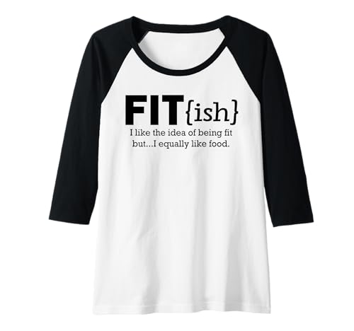 Damen Fit - Fish Funny Workout für Damen | Lustiges Training Raglan Damen Fit - Fish Funny Workout für Damen | Lustiges Training Raglan von ILYB Designs