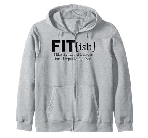 Fit - Fish Funny Workout für Damen | Lustiges Training Kapuzenjacke Fit - Fish Funny Workout für Damen | Lustiges Training Kapuzenjacke von ILYB Designs