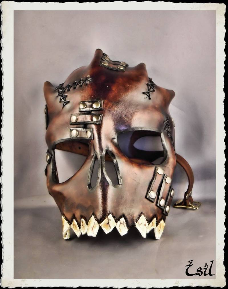 Leder Totenkopf Maske - Wild Leder Totenkopf Maske - Wild von ILeatherCraft