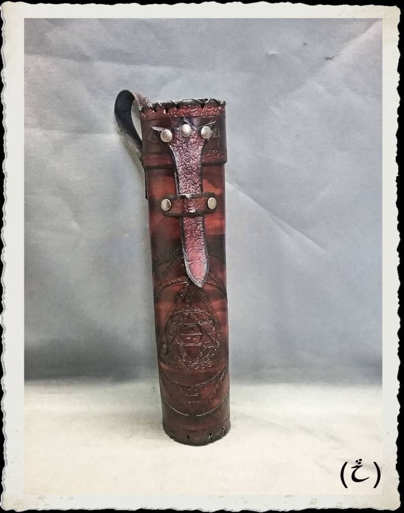 Lederrolle/Rollkoffer Tube - Alchemist Braun Lederrolle/Rollkoffer Tube - Alchemist Braun von ILeatherCraft