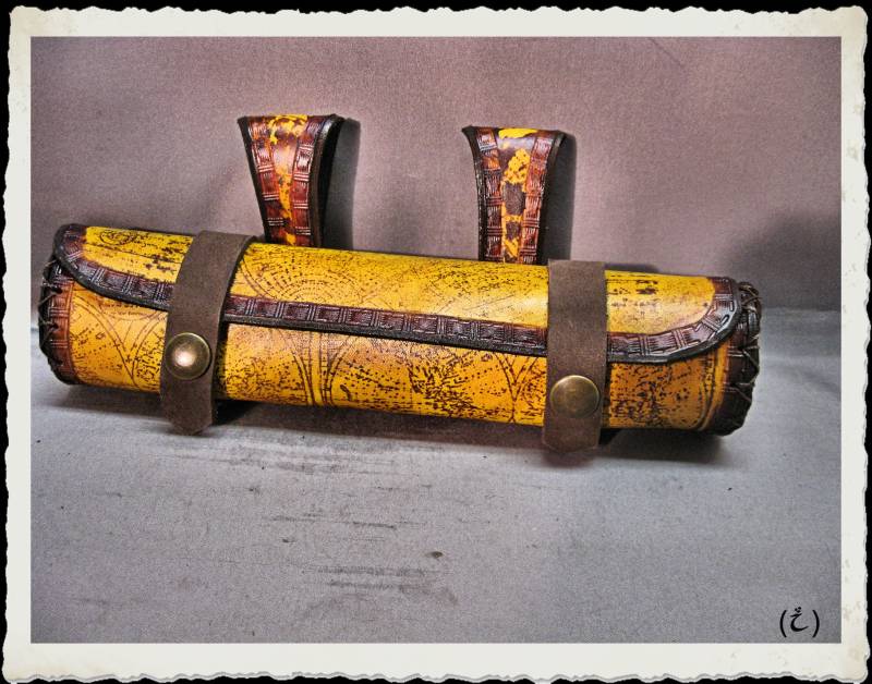 Rollkoffer Aus Leder - Mund Gelb Rollkoffer Aus Leder - Mund Gelb von ILeatherCraft