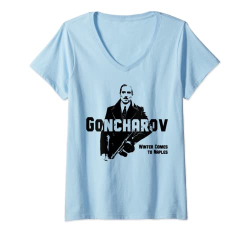 Damen GONCHAROV T-Shirt mit V-Ausschnitt Damen GONCHAROV T-Shirt mit V-Ausschnitt von ILikeShirtShirts