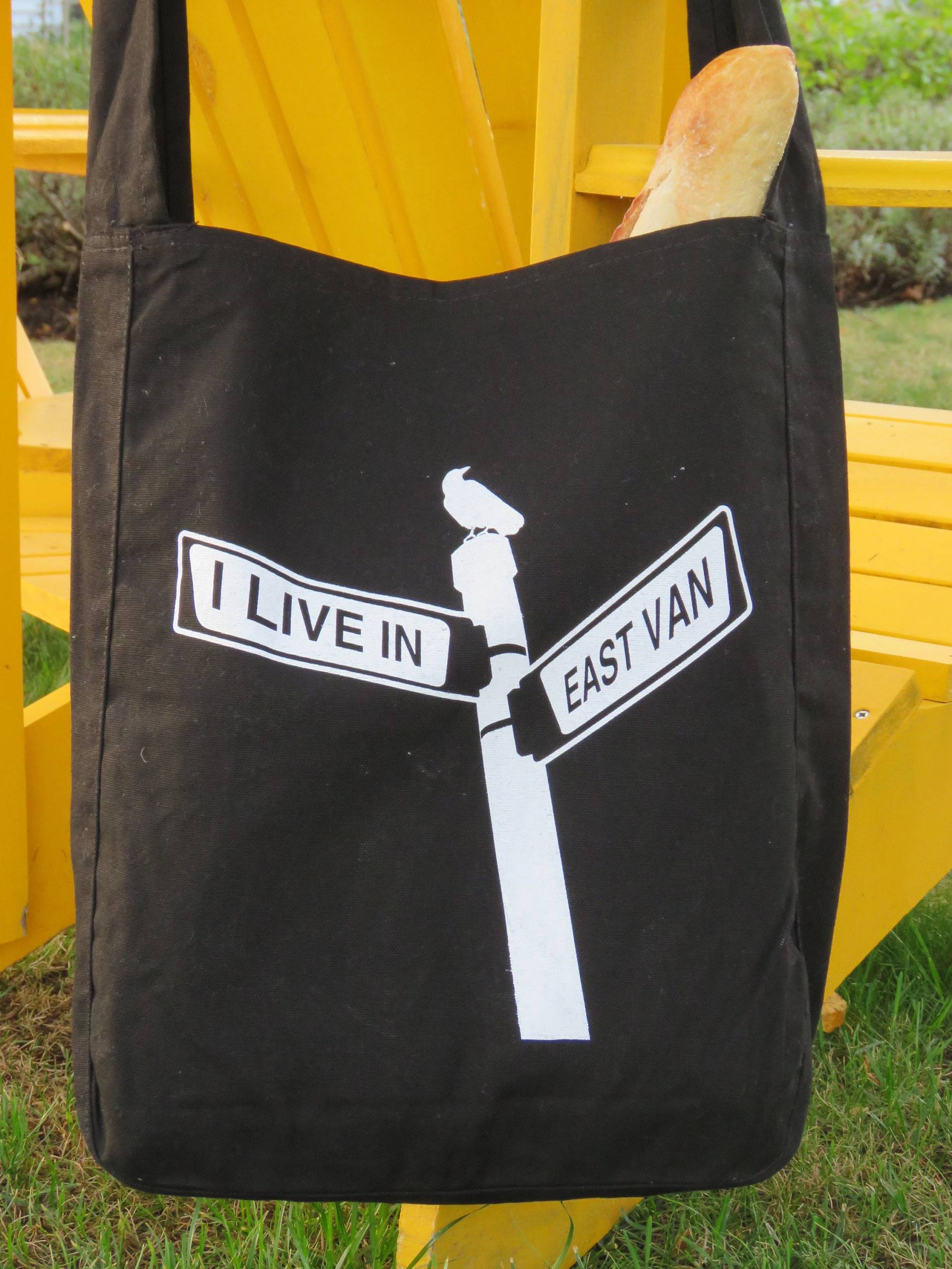 Iliveineastvan Messenger Canvas Einkaufstasche Mit Langem Griff Perfekt Für Radfahrer Und Studenten Iliveineastvan Messenger Canvas Einkaufstasche Mit Langem Griff Perfekt Für Radfahrer Und Studenten von ILiveInEastVan