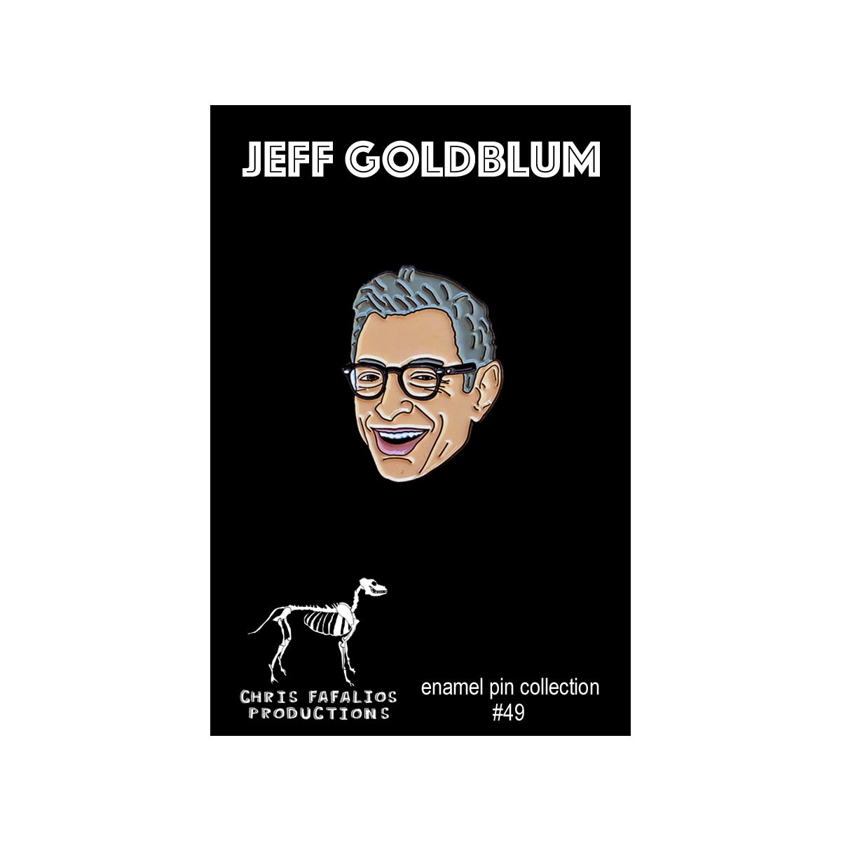 Jeff Goldblum Emaille Anstecker Limited Edition 2, 5 cm Anstecknadel Jeff Goldblum Emaille Anstecker Limited Edition 2, 5 cm Anstecknadel von ILoveEnamelPins