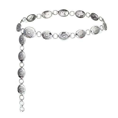 Luvatar Fashion Metall Taille Kette Gürtel Bluse Kleid Pullover Kette Gürtel, 104CM von ILuvatar