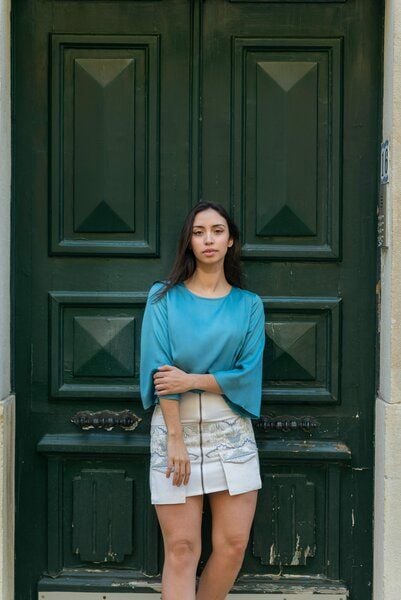 ÏMAIMA Niala Handbestickter Rock von ÏMAIMA