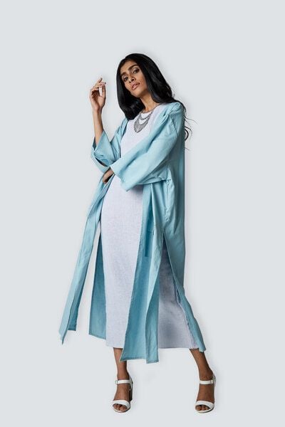 ÏMAIMA Sare Maxi Kimono aus Bio-Baumwolle von ÏMAIMA