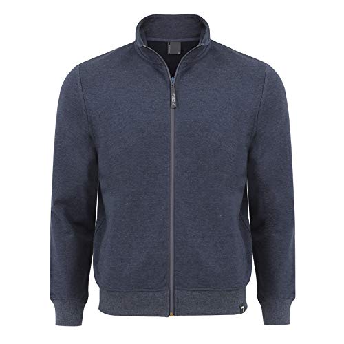 Imako® Herren sportlicher Herren Kapuzenpullover Kapuzenjacke Hoody Sweatshirt, Jeans, Gr. L von Imako