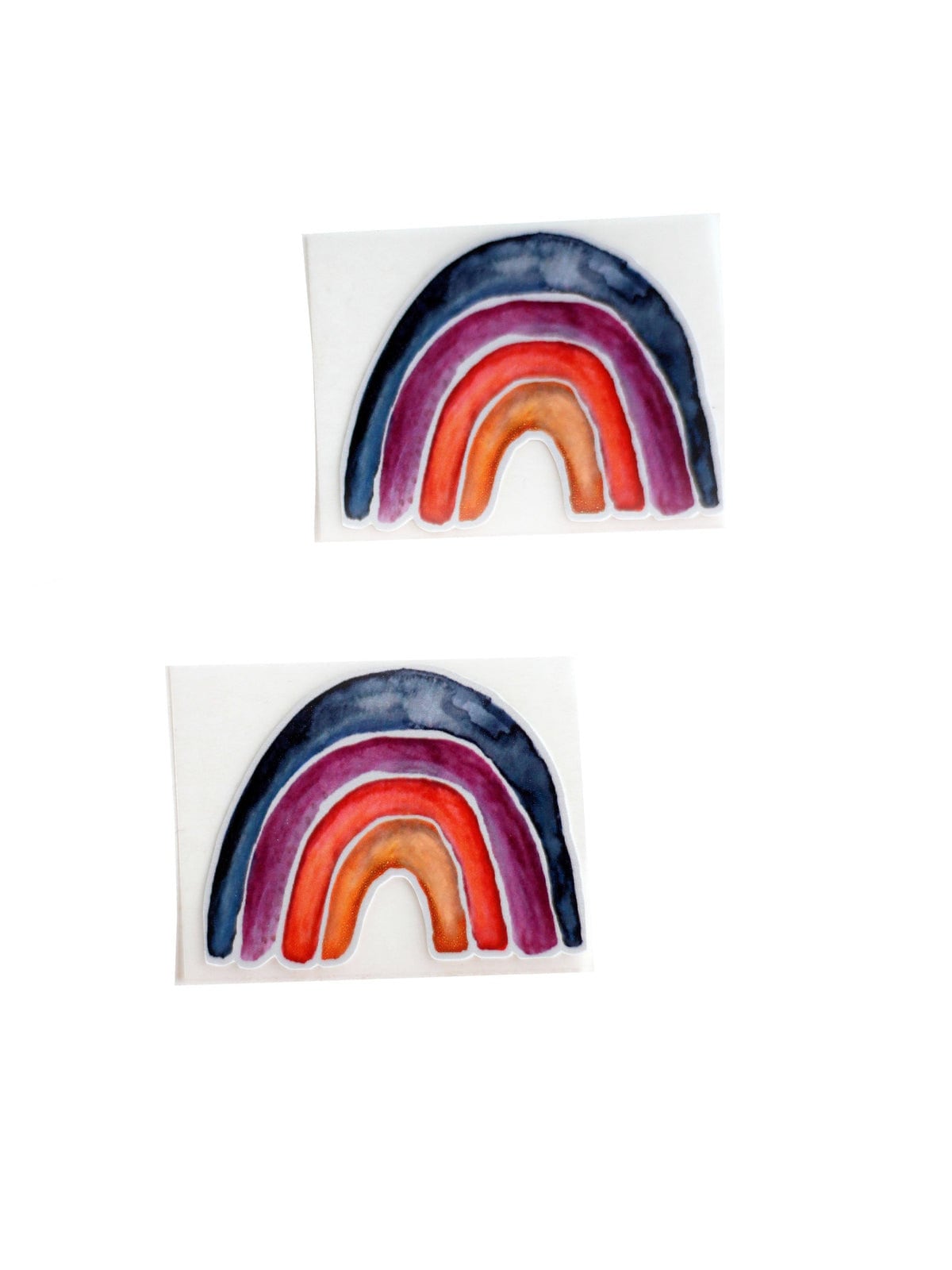 Halfbird Bügelbild "Mini Regenbogen Bunt" 2Er Set von IMCstoffwelten
