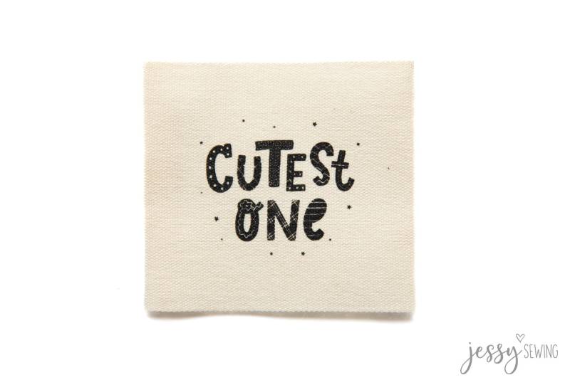Jessy Sewing Baumwolllabel "Cutest One" - 3Er Set Jessy Sewing Baumwolllabel "Cutest One" - 3Er Set von IMCstoffwelten