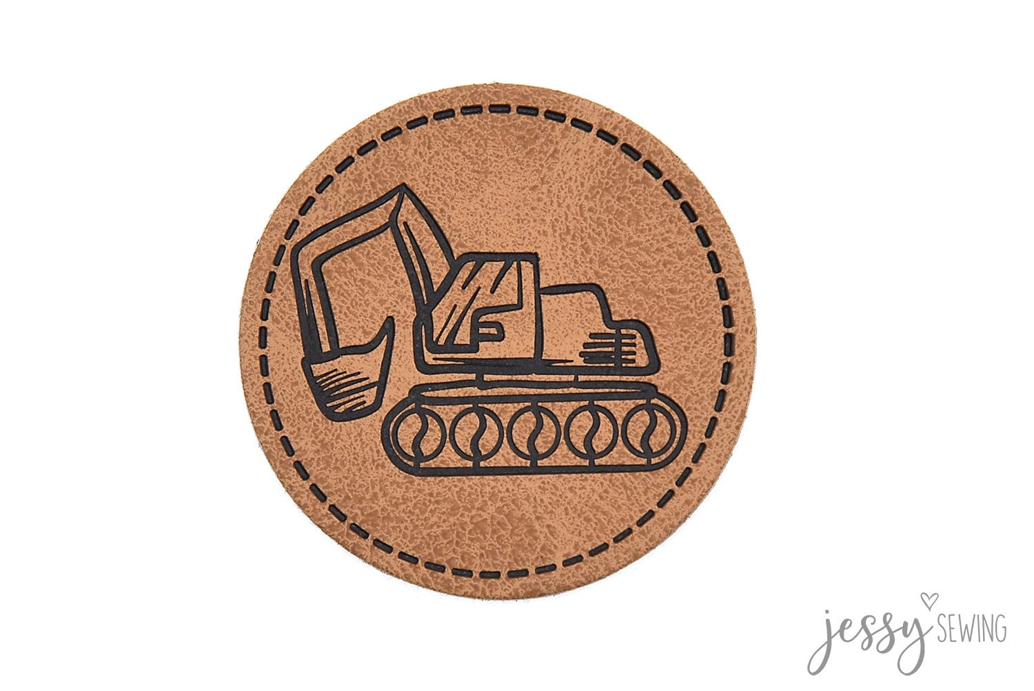 Kunstleder Label "Bagger" Von Jessy Sewing - Ab 2 Stück von IMCstoffwelten