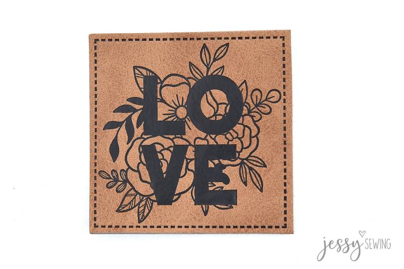 Kunstleder Label "Flowerlove" Von Jessy Sewing - Ab 2 Stück Kunstleder Label "Flowerlove" Von Jessy Sewing - Ab 2 Stück von IMCstoffwelten