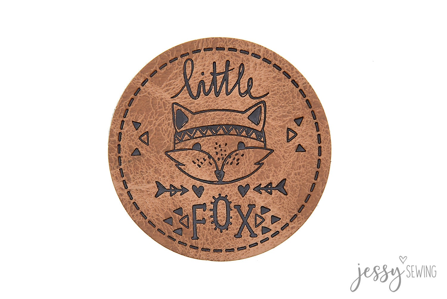 Kunstleder Label "Little Fox" Von Jessy Sewing - Ab 2 Stück von IMCstoffwelten