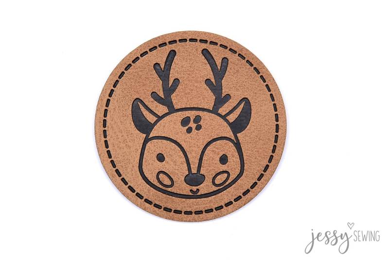 Kunstleder Label "Reindeer" Von Jessy Sewing - Ab 2 Stück von IMCstoffwelten