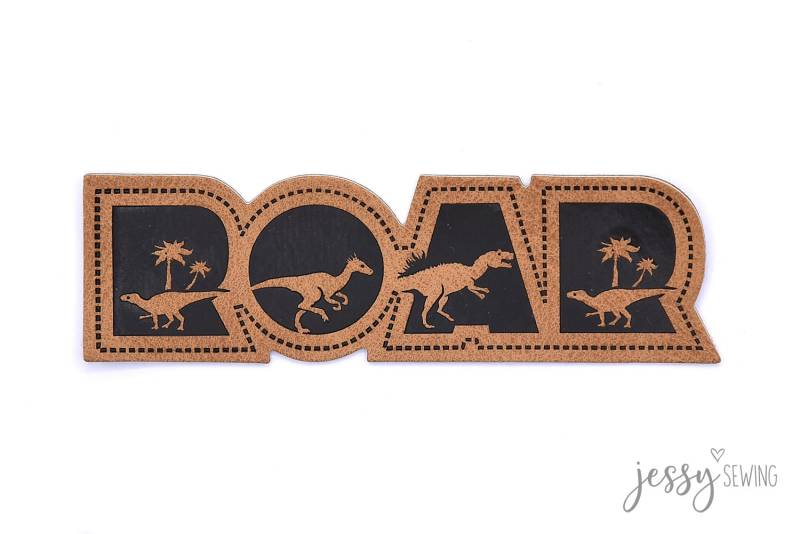 Kunstleder Label "Roar" Von Jessy Sewing - Ab 2 Stück von IMCstoffwelten