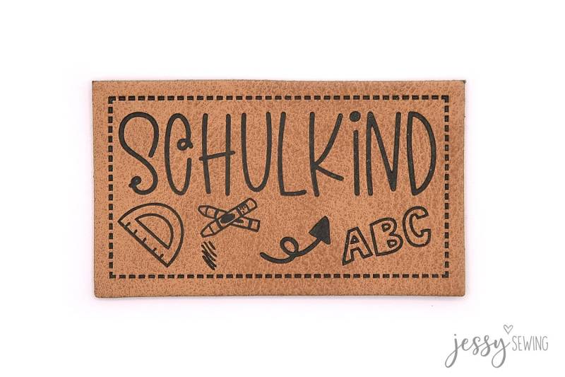 Kunstleder Label "Schulkind" Von Jessy Sewing - Ab 2 Stück Kunstleder Label "Schulkind" Von Jessy Sewing - Ab 2 Stück von IMCstoffwelten