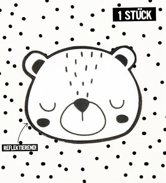 Paul & Clara Reflektorlabel "Bär" von IMCstoffwelten