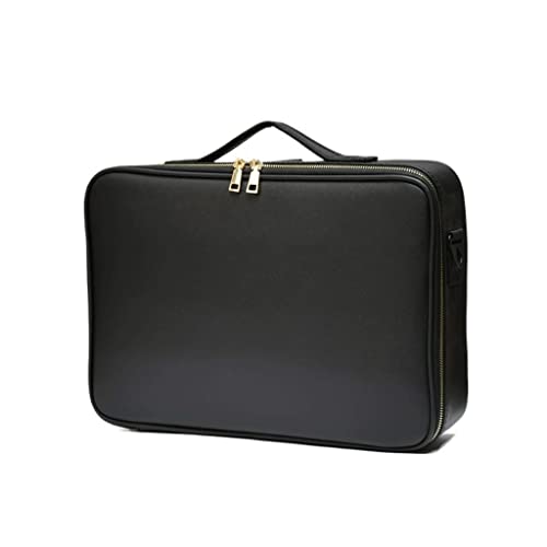 Make-up Tasche Tragbare Kosmetik Organizer Leder Make-up Künstler mit mehreren Fächern Professionelle Make-up Set Reise Organizer (C,L-40.5cm/15.94inch) von IMEITE