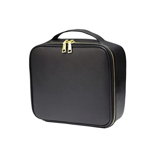 Make-up Tasche Tragbare Kosmetik Organizer Leder Multi-Fach-Make-up-Künstler Professionelle Make-up Set Reise Organizer (C,S25.5cm/10.03inch) von IMEITE
