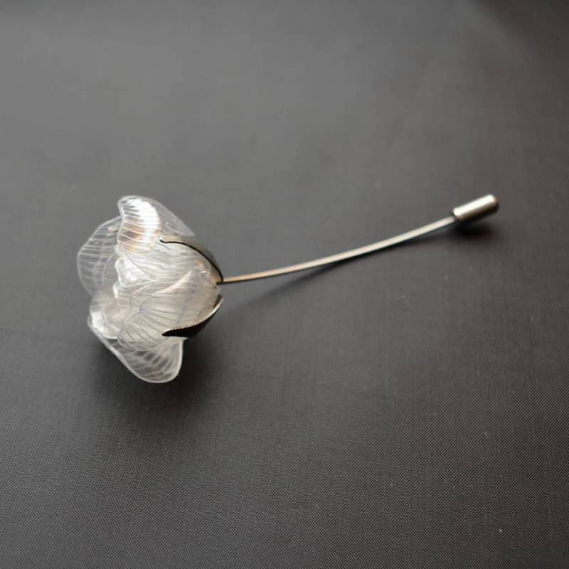 Eco Freundliche Brosche Weiße Blume Eco Freundliche Brosche Weiße Blume von IMHjewellery
