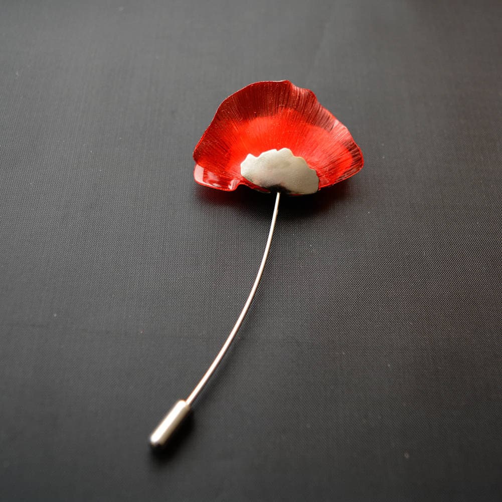 Umweltfreundliche Brosche Rote Mohnblumen Umweltfreundliche Brosche Rote Mohnblumen von IMHjewellery