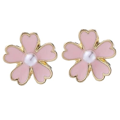 IMIKEYA 1 Paar Blütenohrringe für Damen Süße und Leichte Blumen Ohrstecker für Geburtstagsfeiern Valentinstag und Besondere Anlässe mit Feiner Verarbeitung und Einzigartigem Design von IMIKEYA