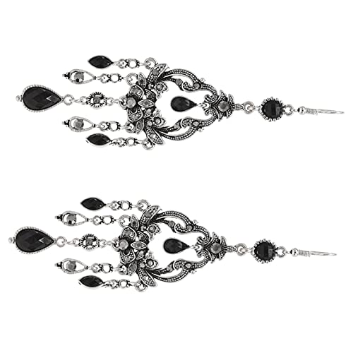 IMIKEYA Böhmische Ohrringe für Damen Vintage Strass Ohrhänger Leicht und Baumelnd Eleganter Ohrschmuck für Besondere Anlässe von IMIKEYA