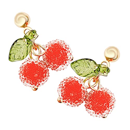 IMIKEYA 1 Paar Cherry Ohrringe für Frauen Zierliche Ohrringe mit Einzigartigem Design Leichte Ohrstecker für Alltag Dates und Besondere Anlässe IMIKEYA 1 Paar Cherry Ohrringe für Frauen Zierliche Ohrringe mit Einzigartigem Design Leichte Ohrstecker für Alltag Dates und Besondere Anlässe von IMIKEYA