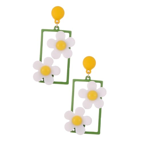 IMIKEYA 1 Paar Chic Silber Daisy Ohrringe für Damen Ohrhänger mit Langen Pendants Schmuckstück für Partys und Besondere Anlässe Kreative und Stilvolle Damenaccessoires IMIKEYA 1 Paar Chic Silber Daisy Ohrringe für Damen Ohrhänger mit Langen Pendants Schmuckstück für Partys und Besondere Anlässe Kreative und Stilvolle Damenaccessoires von IMIKEYA
