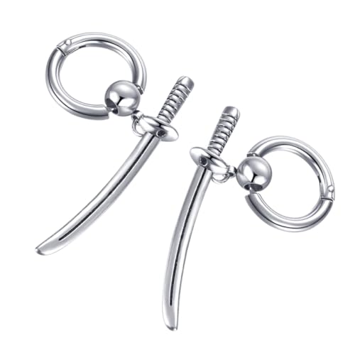 IMIKEYA 1 Paar Kleine Hoops Ohrringe Hängende Tropf Ohrringe für Damen Gothic Punk Schmuckstücke Perfektes für Freunde und Familie IMIKEYA 1 Paar Kleine Hoops Ohrringe Hängende Tropf Ohrringe für Damen Gothic Punk Schmuckstücke Perfektes für Freunde und Familie von IMIKEYA