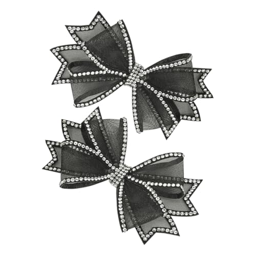 IMIKEYA Hochzeitsschuhanhänger Mit Schleife Und Strasssteinen Für Damen Schuh-deko Mit Kristallen Für Ballerinas Stiefel Pumps Geeignet Für Hochzeiten Verlobungen Und Feiern von IMIKEYA