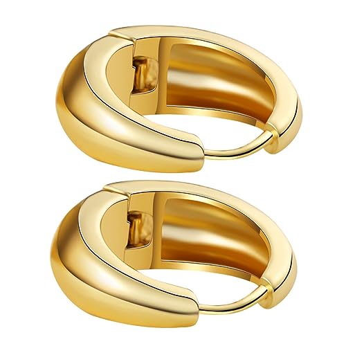 IMIKEYA 1 Paar Silber Hypoallergene Mondohrringe für Mädchen Kreative Dicke Ohrhänger Goldfarbe für Partys und Besondere Anlässe IMIKEYA 1 Paar Silber Hypoallergene Mondohrringe für Mädchen Kreative Dicke Ohrhänger Goldfarbe für Partys und Besondere Anlässe von IMIKEYA
