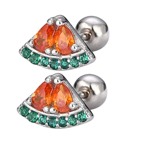 IMIKEYA Edelstahl Ohrstecker Damen Wassermelonen Ohrringe Modische Ohrringe Für Partys Einzigartiger Schmuck Langlebige Ohrstecker IMIKEYA Edelstahl Ohrstecker Damen Wassermelonen Ohrringe Modische Ohrringe Für Partys Einzigartiger Schmuck Langlebige Ohrstecker von IMIKEYA