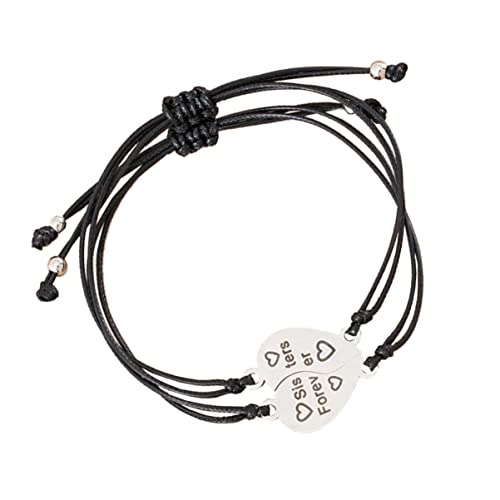 IMIKEYA 1 Satz Knot String Armband Set für Freunde Handgewebtes Freundschaftsarmband mit Inspirierender Karte Langlebig und Hautfreundlich Perfektes für Besondere Anlässe von IMIKEYA