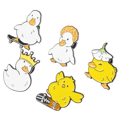 IMIKEYA 1 Satz Niedliche Tierbroschen Teiliges Anstecker mit Lustigem Enten Design für Jacken Taschen und Accessoires Tierische Mode Highlights für von IMIKEYA