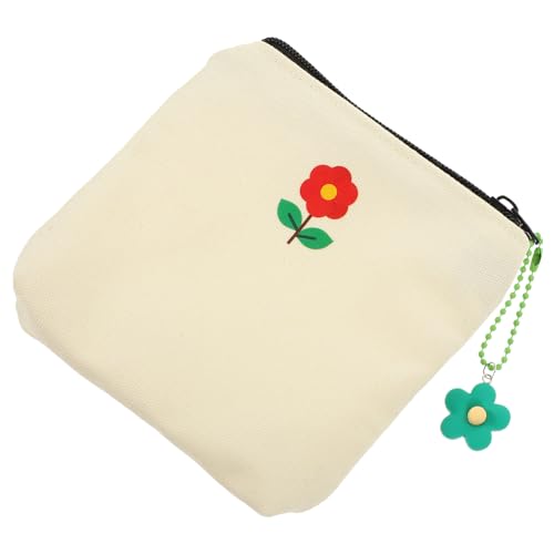 IMIKEYA Tragbare Aufbewahrungstasche Für Datenkabel Modische Münztasche Aus Segeltuch Praktische Kulturbeutel Mit Reißverschluss Niedliche Kleiner Tasche Für Reisen Robuster von IMIKEYA